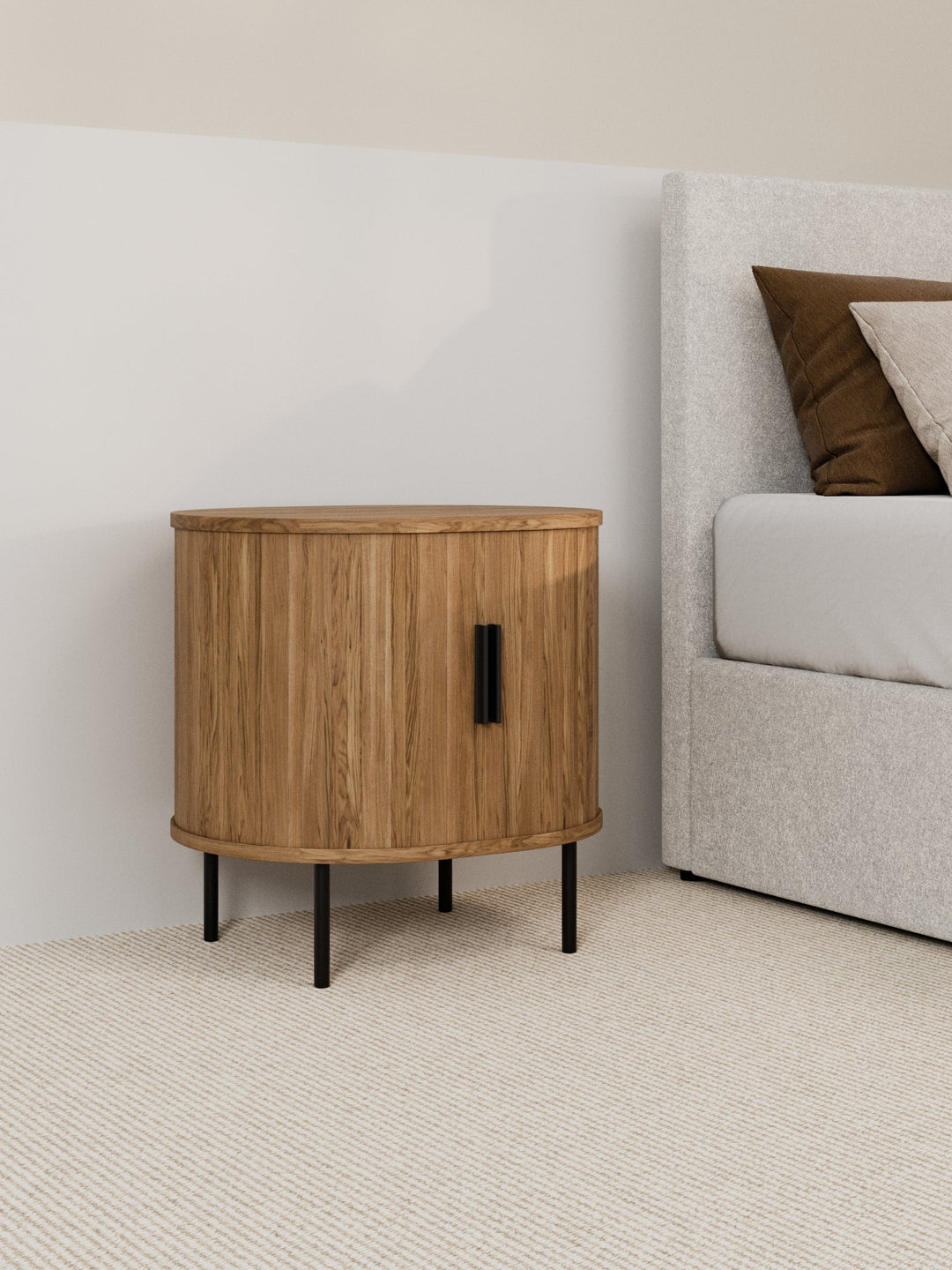 Dark Wood Bedside Tables