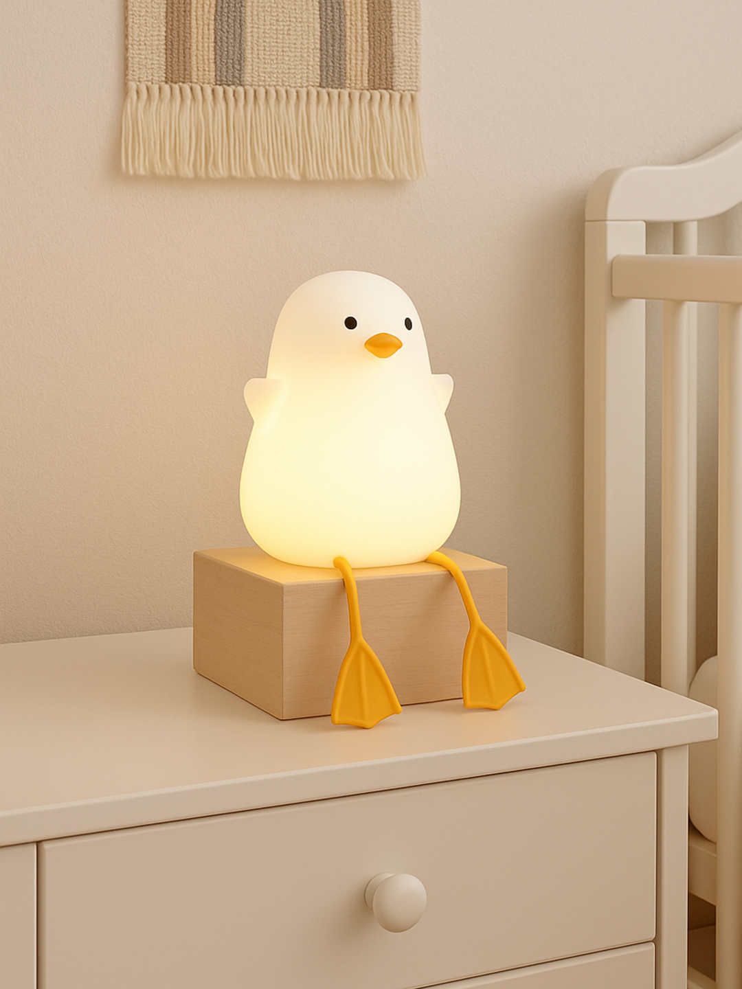 Soothing Nursery Glow Duck Touch Light