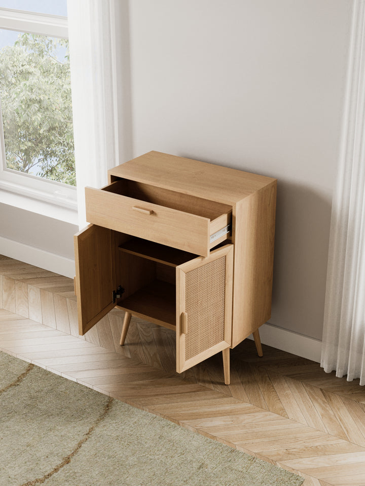 Elaine Natural Rattan Sideboard Cabinet Bundle 120cm