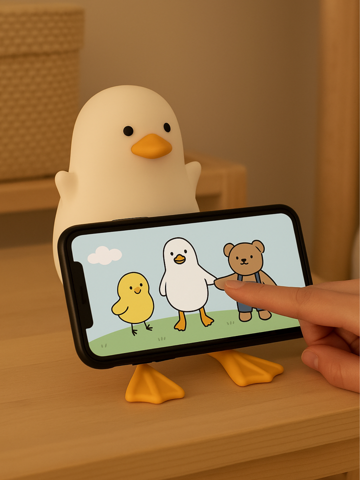 Soothing Nursery Glow Duck Touch Light