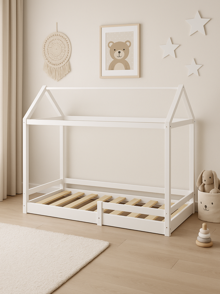 Remy White Kids Deluxe Bed Frame
