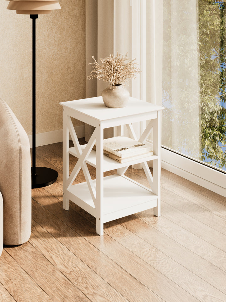 Harper White Hamptons Side Table