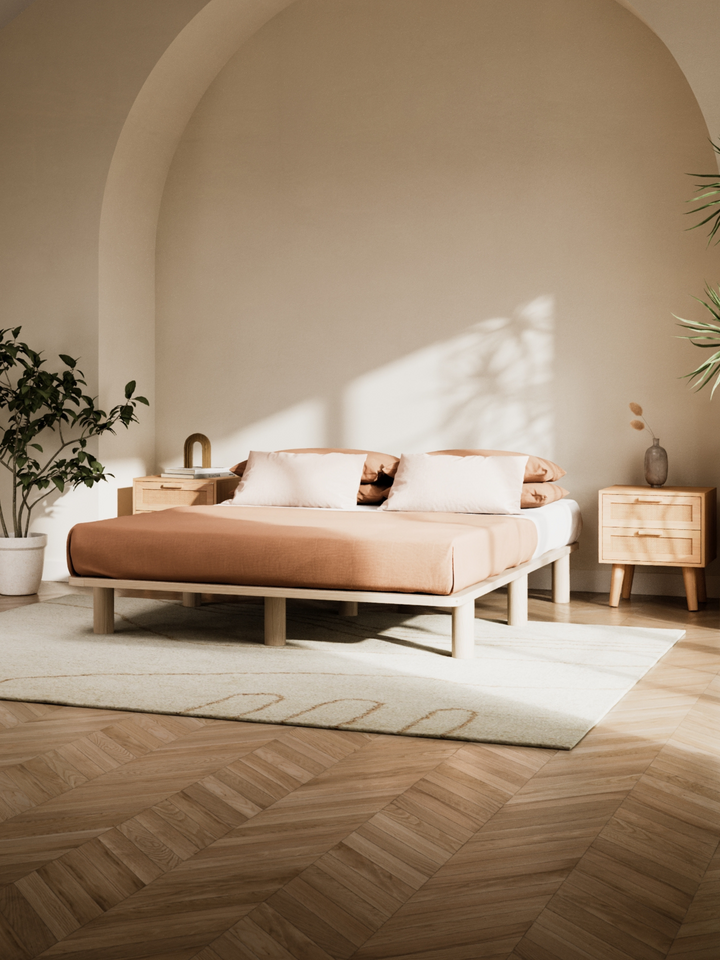 Chelsea Minimal Wooden Bed Base