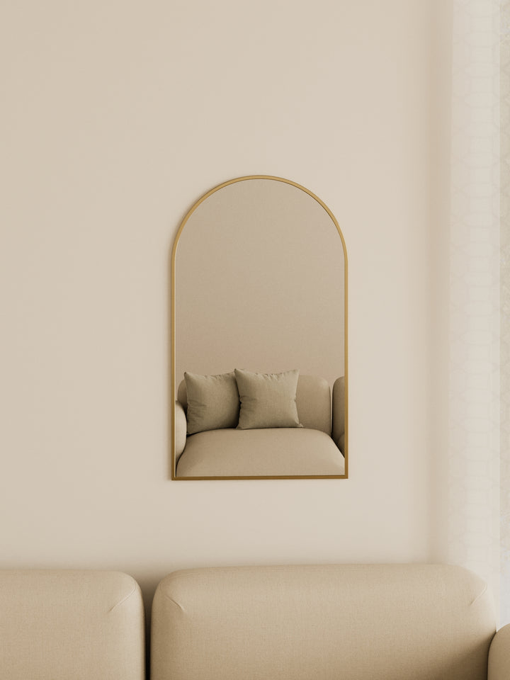 Ella Gold Arch Wall Mirror