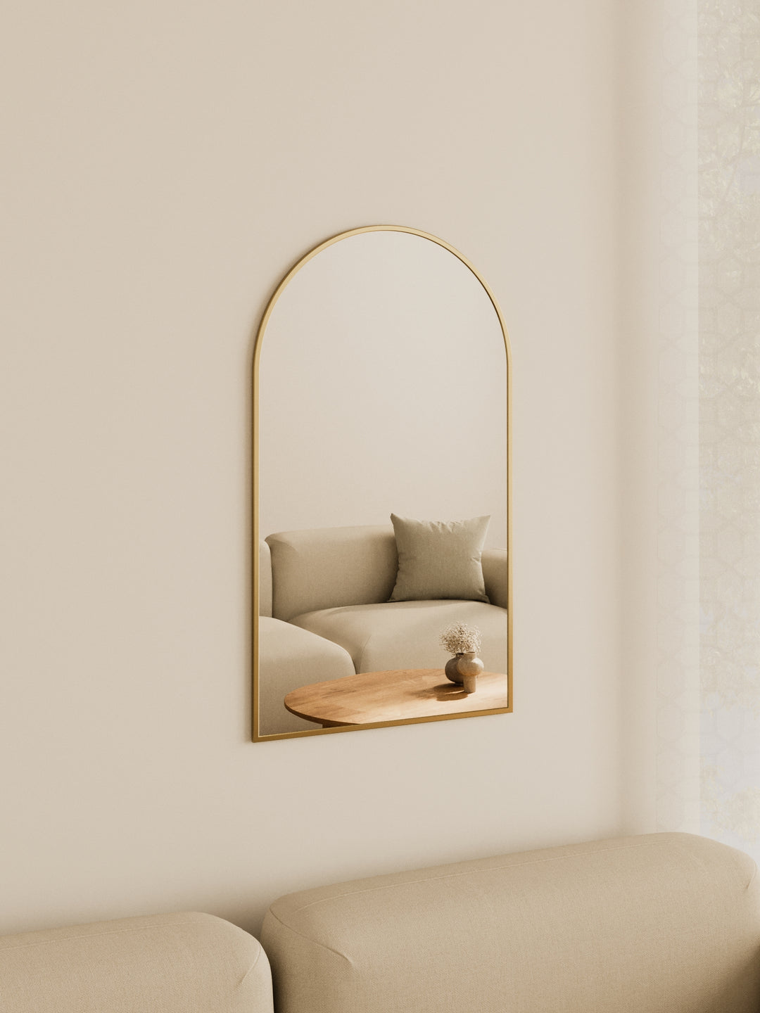 Ella Gold Arch Wall Mirror