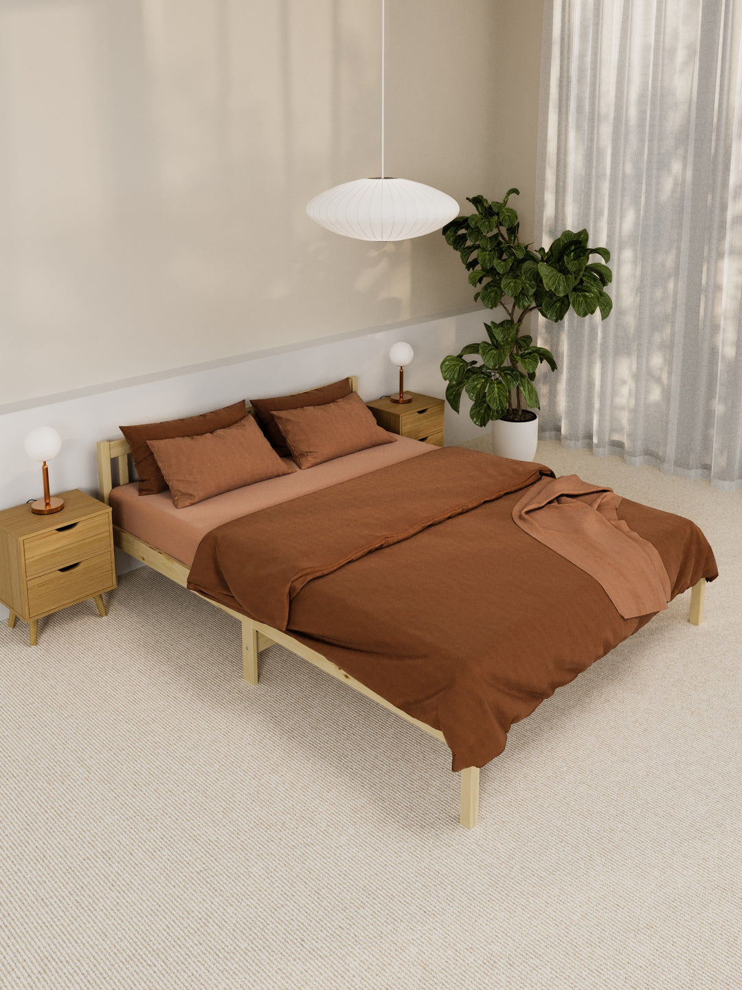 Heron Classic Wooden Bed Frame