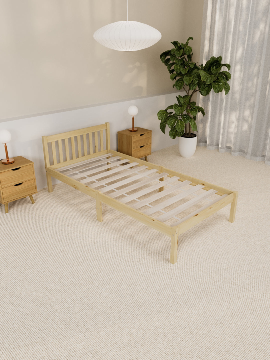 Heron Classic Wooden Bed Frame