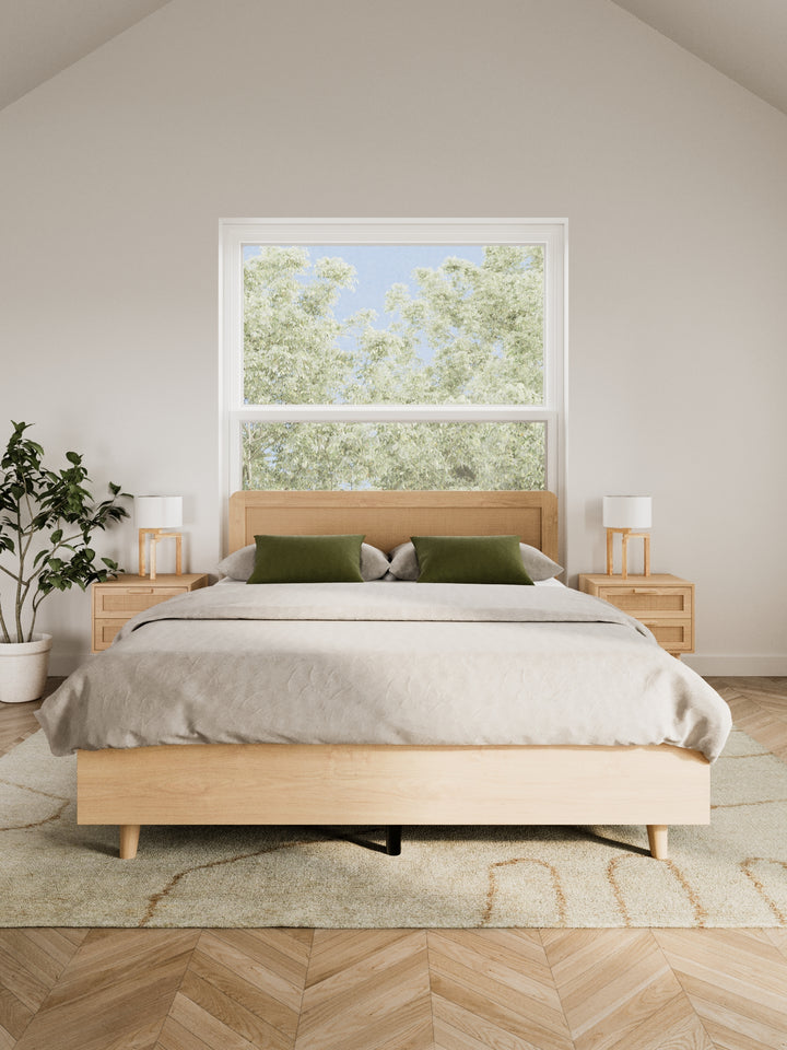 Jodie Natural Rattan Bed Frame