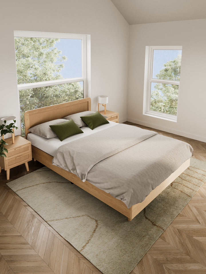 Jodie Natural Rattan Bed Frame