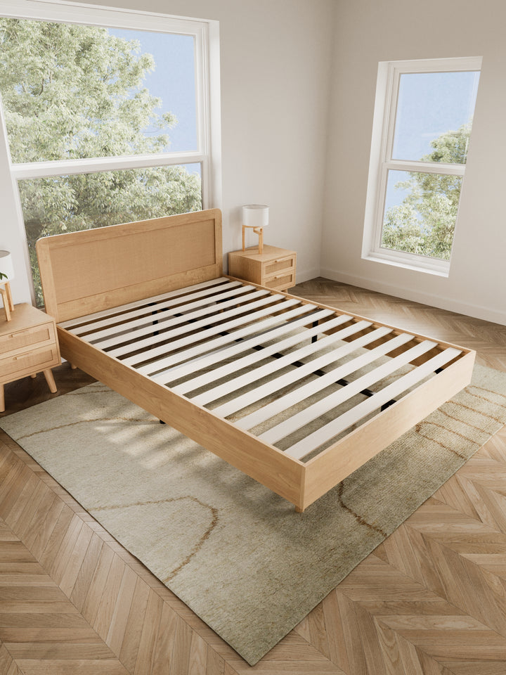 Jodie Natural Rattan Bed Frame