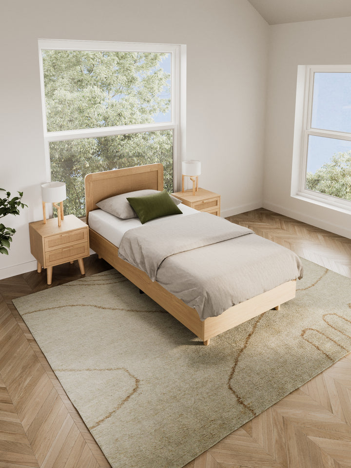 Jodie Natural Rattan Bed Frame