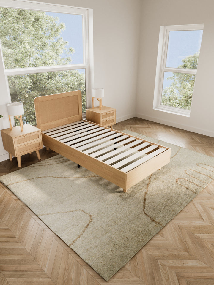 Jodie Natural Rattan Bed Frame