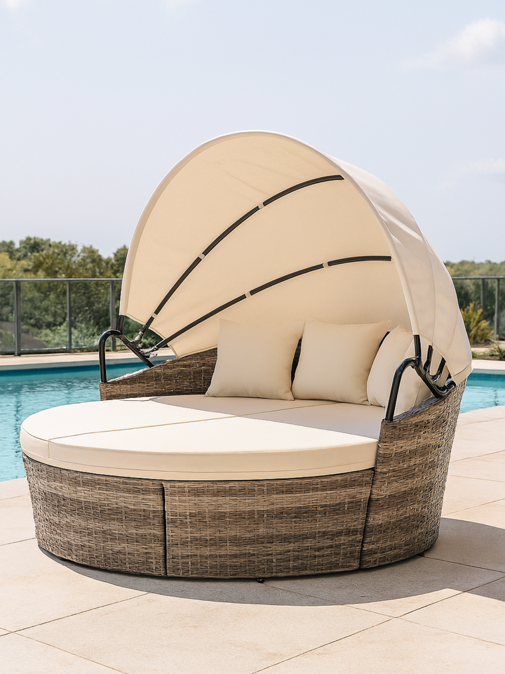 Noosa Natural Beige Ultimate Outdoor Day Bed