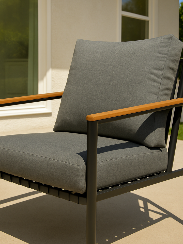 Avalon Grey Outdoor Armchair 2pcs