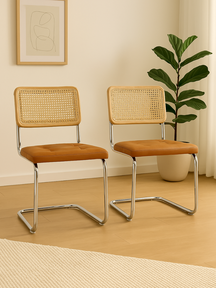 Arlo Replica Brown Dining Chair 2pcs