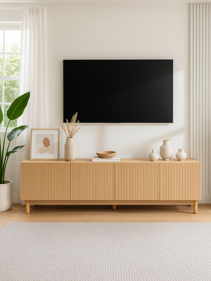 Fiano Premium Natural Entertainment Unit 180cm