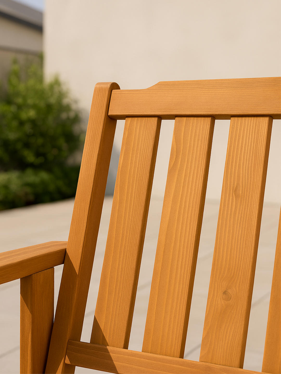Anya Natural Wooden Outdoor Armchair