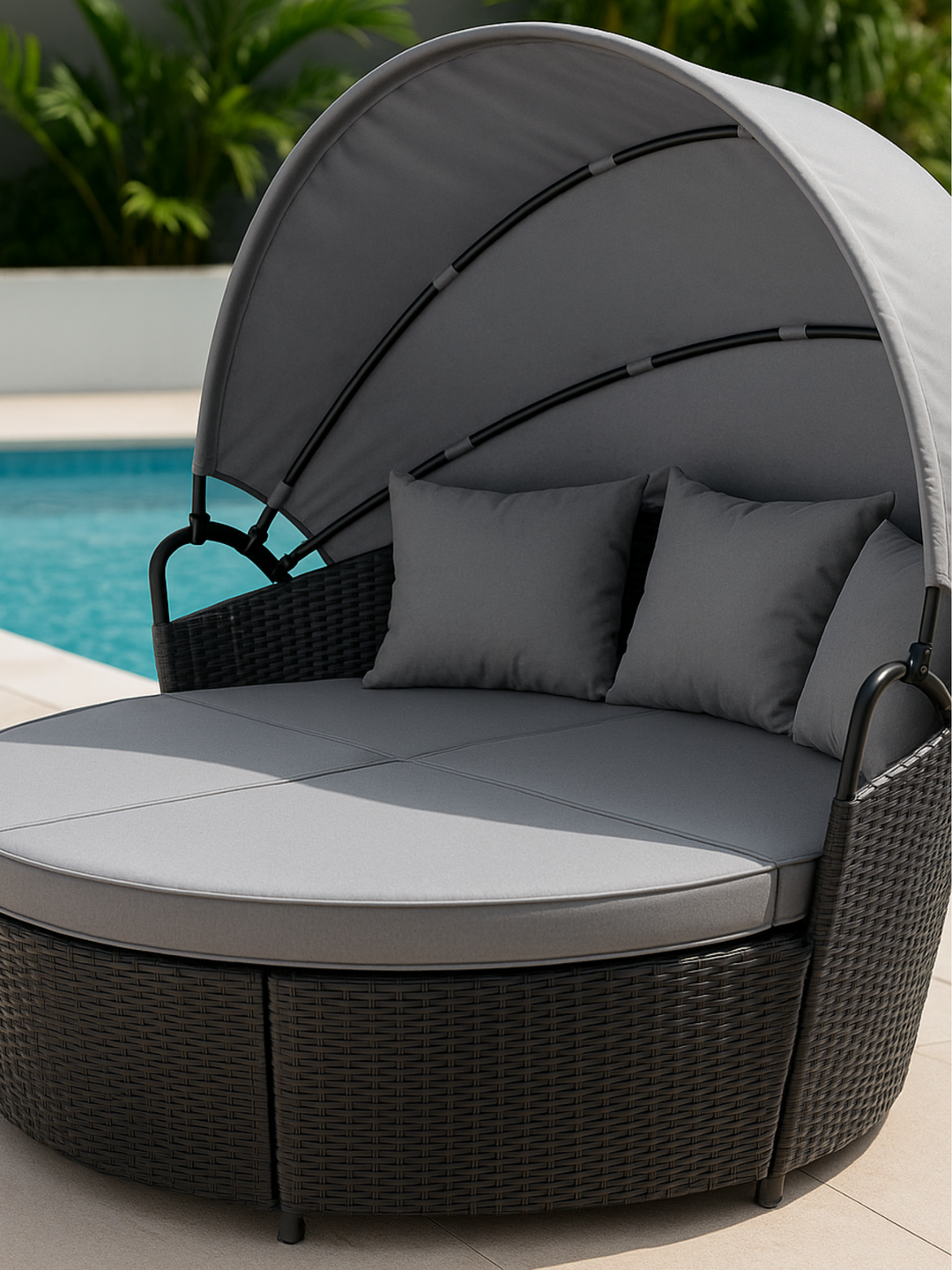 Miami Grey Ultimate Outdoor Day Bed