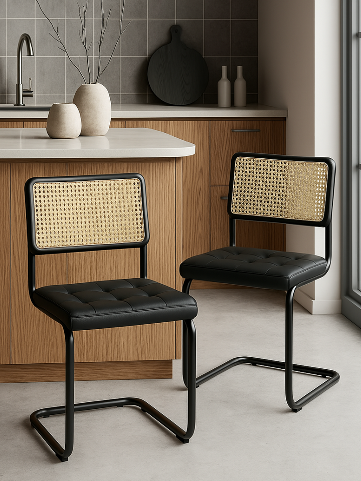 Arlo Replica Black Dining Chair 2pcs