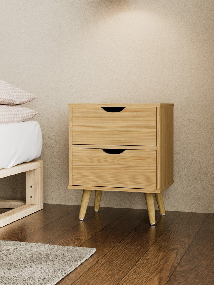 Chelsea Natural Wooden Bedside Table