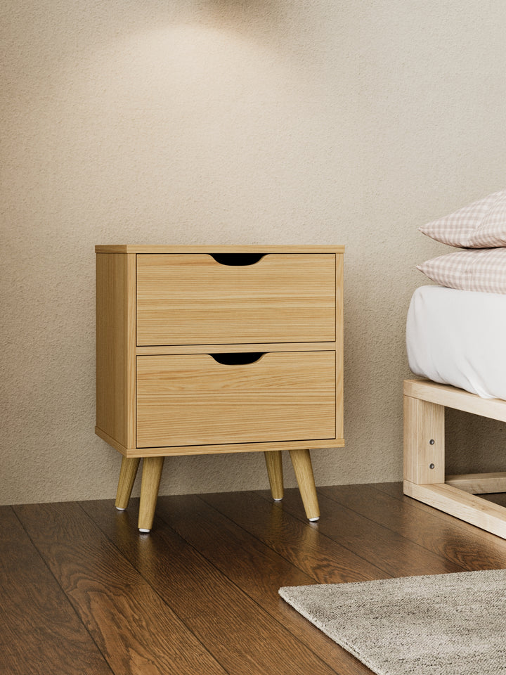 Chelsea Natural Wooden Bedside Table