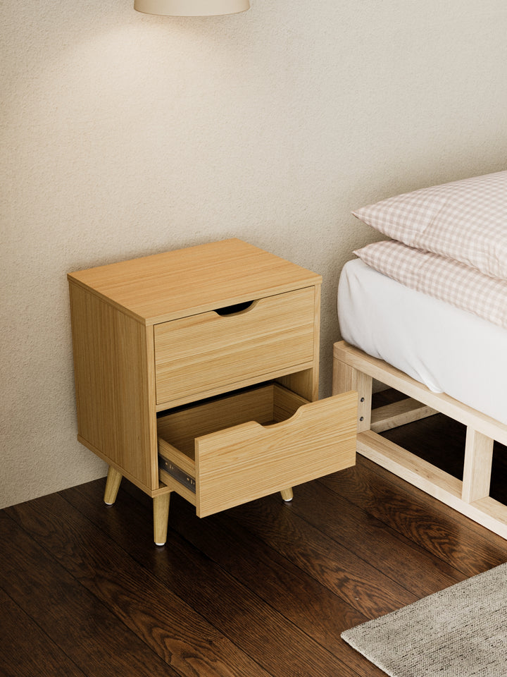 Chelsea Natural Wooden Bedside Table
