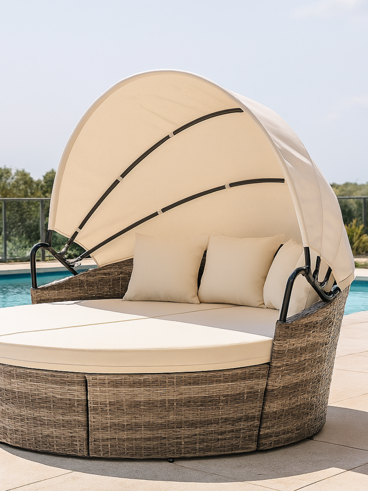 Noosa Natural Beige Ultimate Outdoor Day Bed