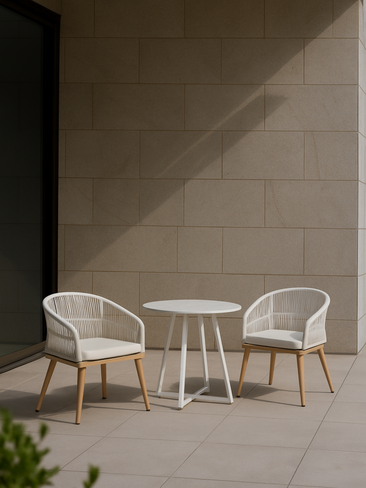 Frida Natural 2 Seater Outdoor Dining Set