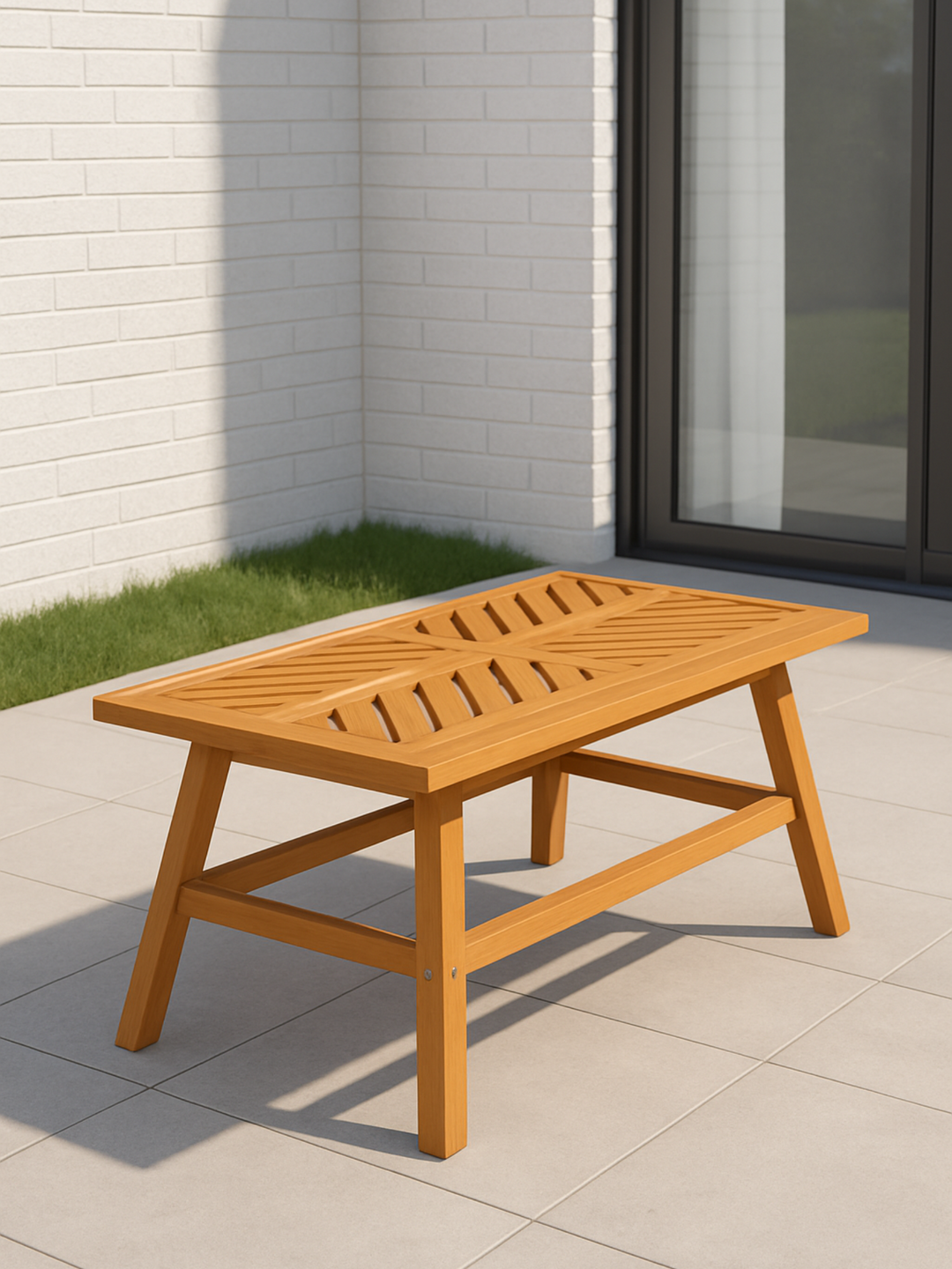 Tiffany Natural Wooden Outdoor Lounge Set