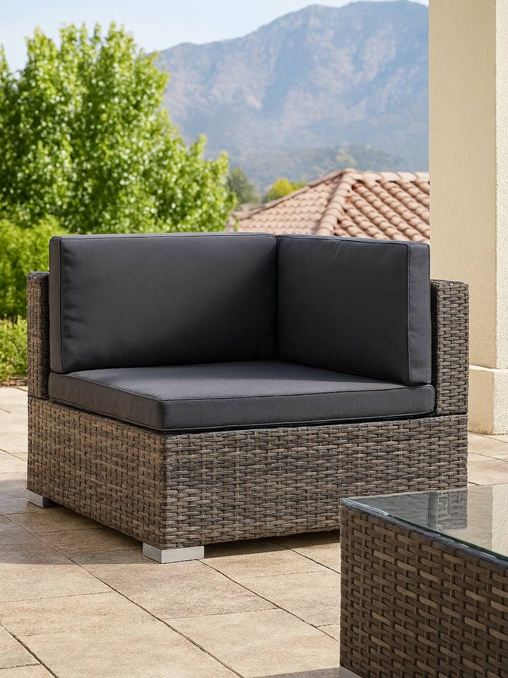 Ryan Grey Rattan Outdoor Lounge Set