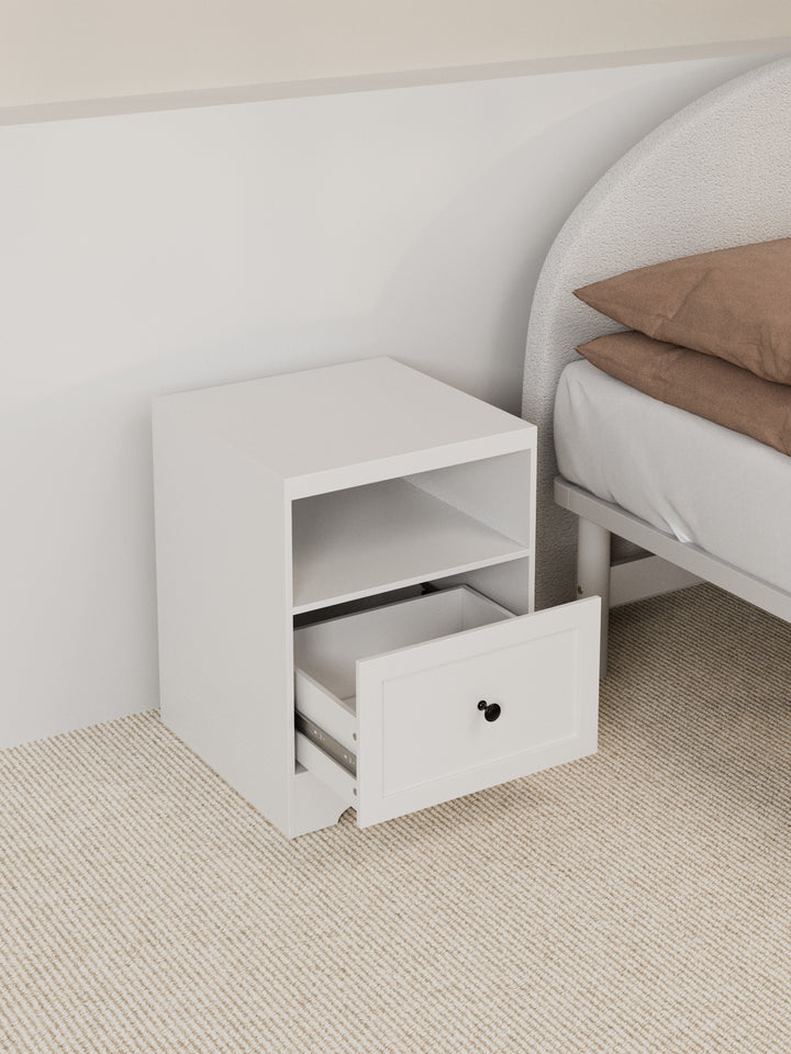 Louise White Hamptons White Bedside Table