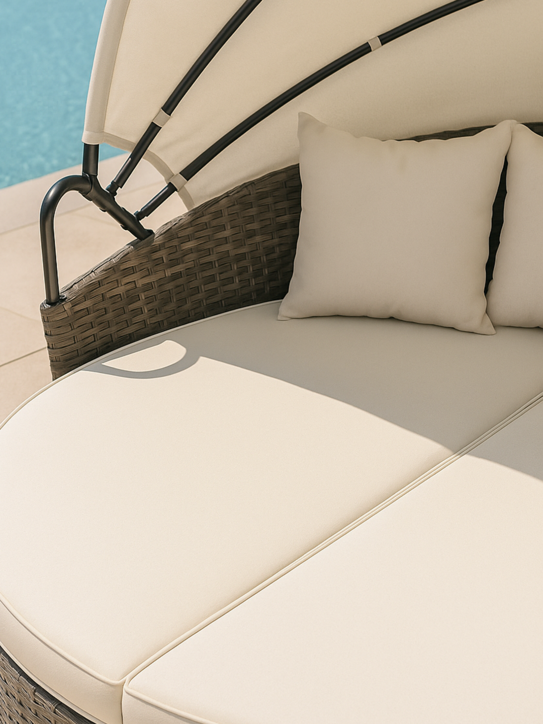 Noosa Natural Beige Ultimate Outdoor Day Bed