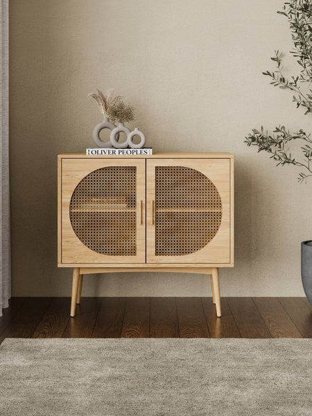 Roman Natural Rattan Sideboard Cabinet – Ventura Living