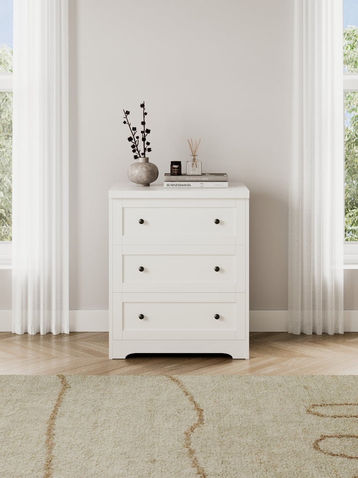 Louise White Hamptons 3-Drawer Dresser