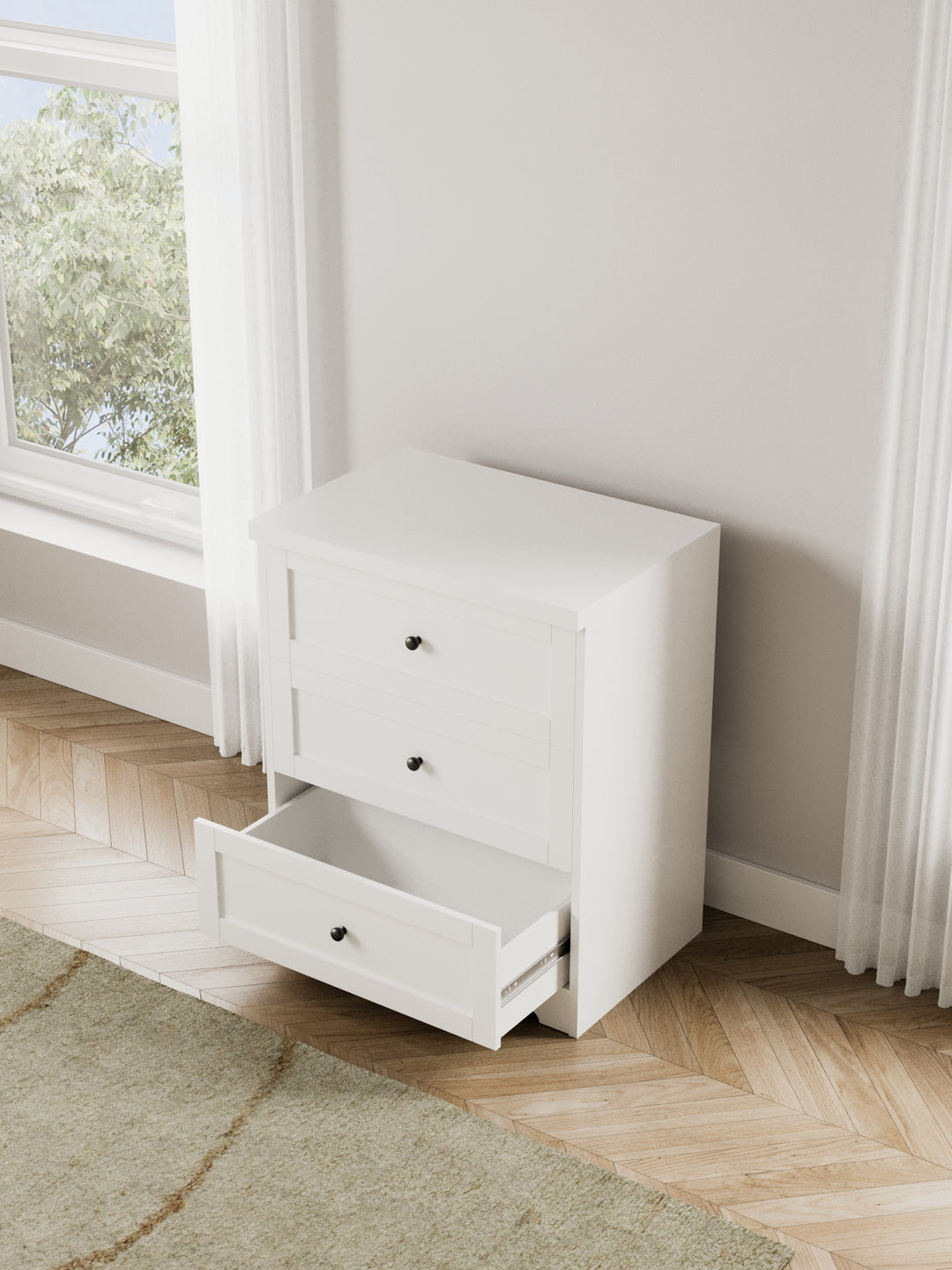 Louise White Hamptons 3-Drawer Dresser