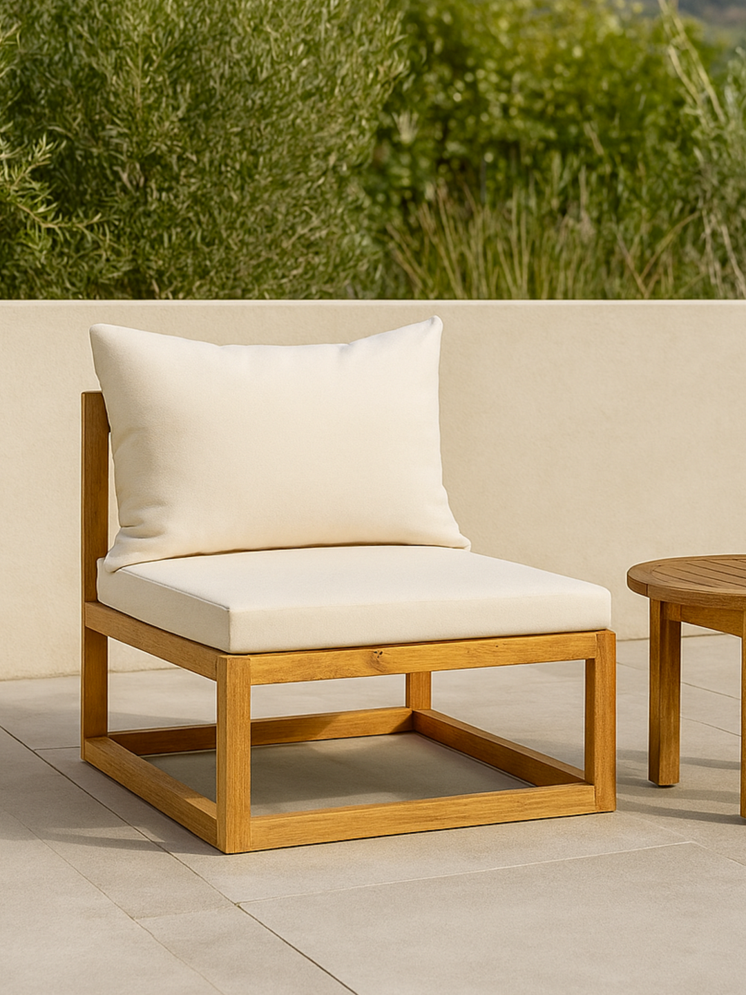 Alicia Premium Cream Outdoor Lounge Set