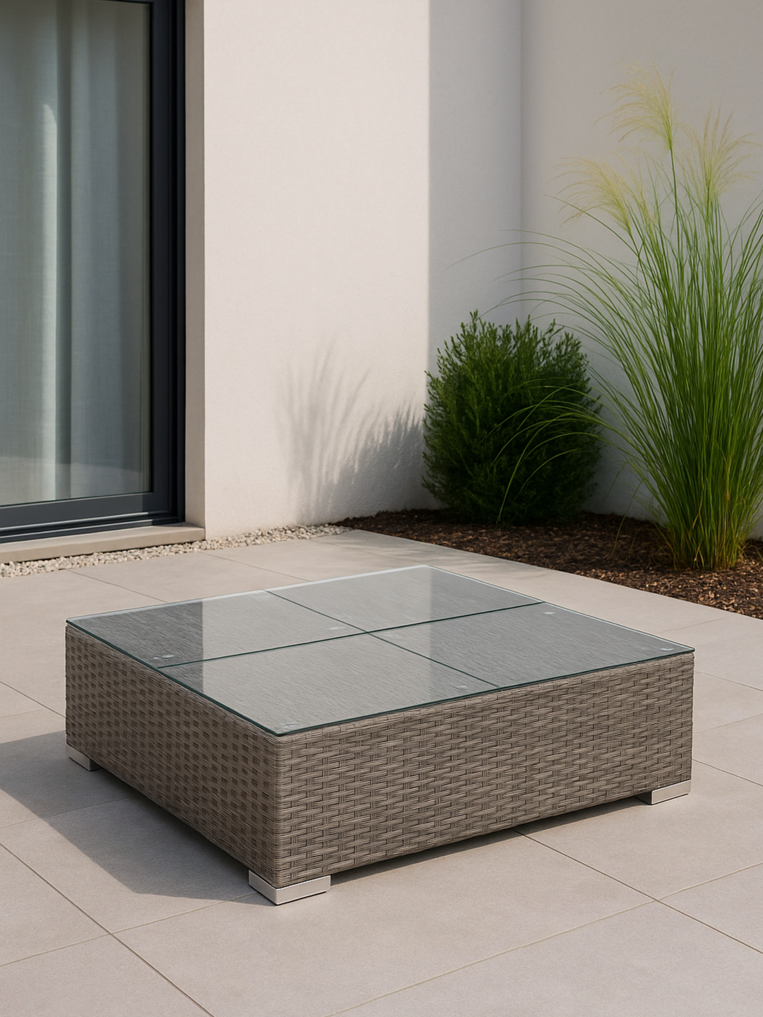 Ryan Grey Rattan Outdoor Lounge Set