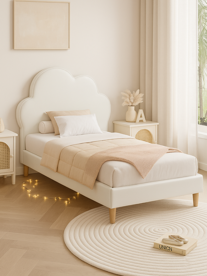 Remy Cloud Kids Single Bed Frame