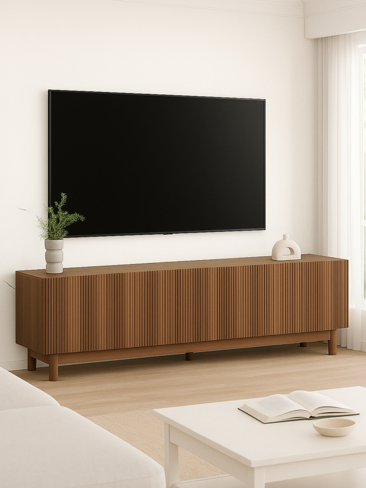 Fiano Premium Espresso Entertainment Unit 180cm