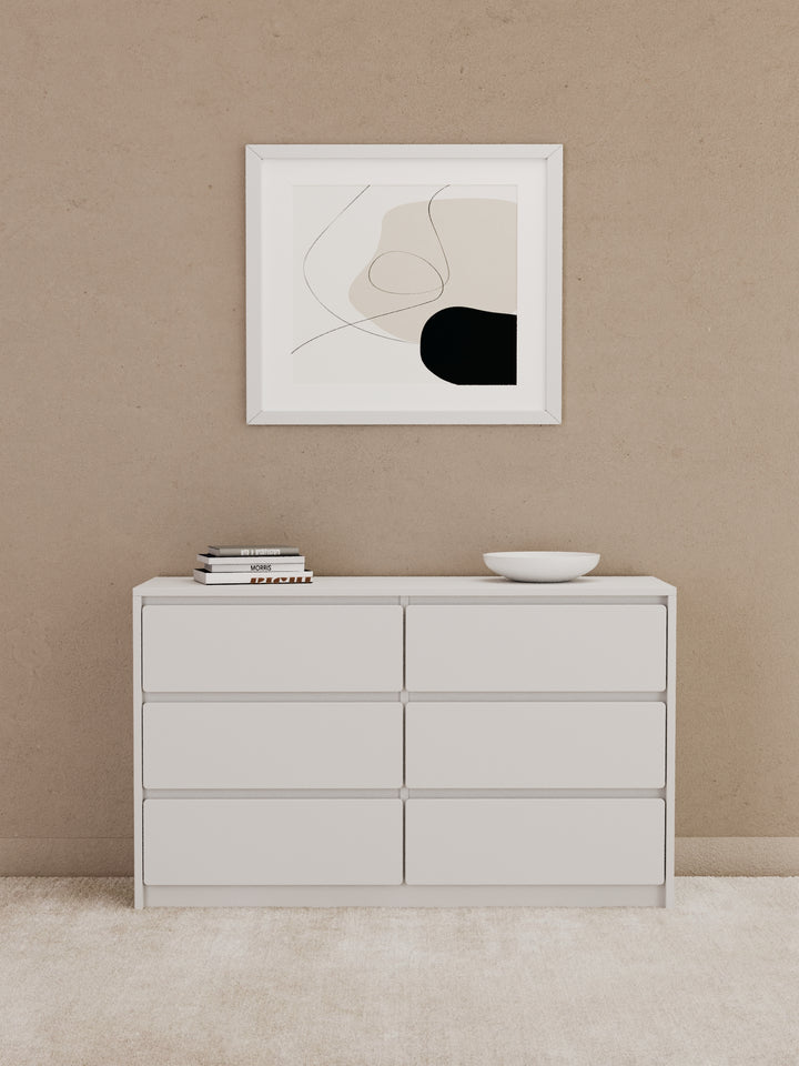 Georgie White 6-Drawer Dresser