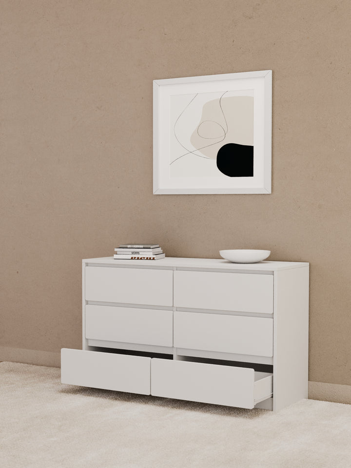 Georgie White 6-Drawer Dresser