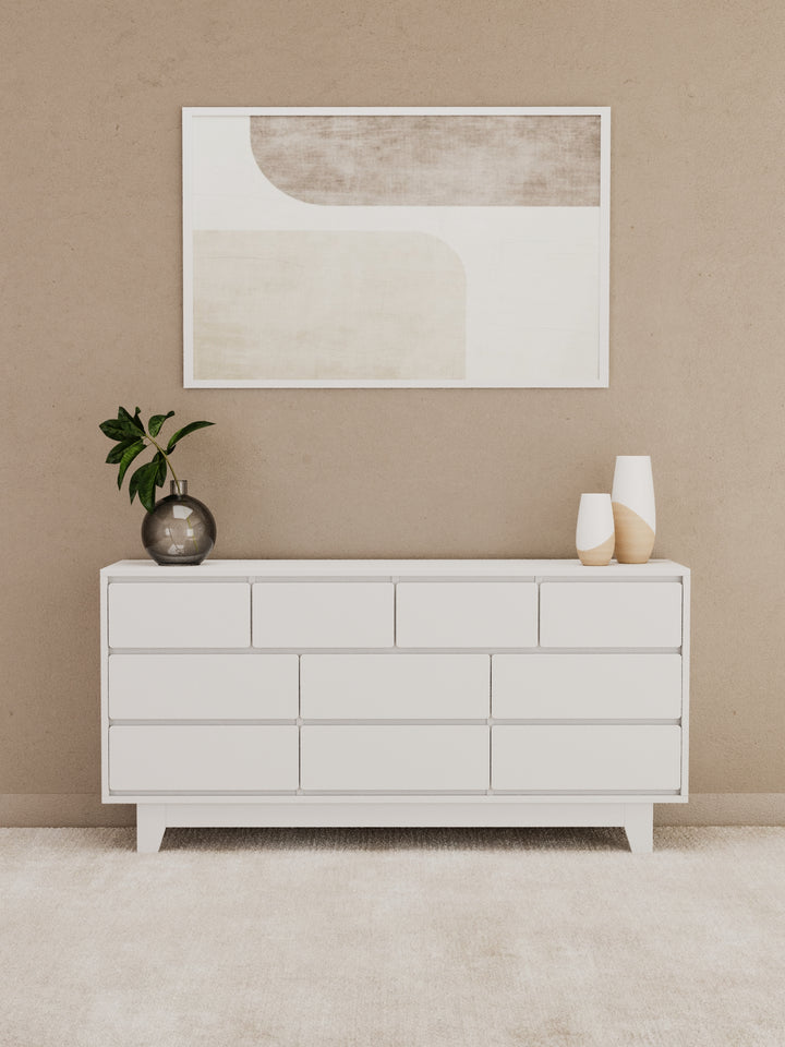 Georgie White Lowboy 10-Drawer Dresser