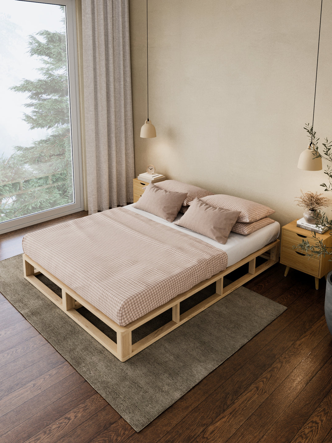 Oasis Pallet Wooden Bed Base
