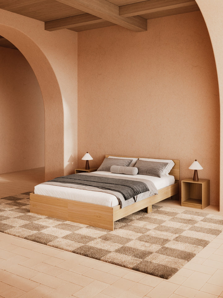 Cody Natural Timber Bed Frame