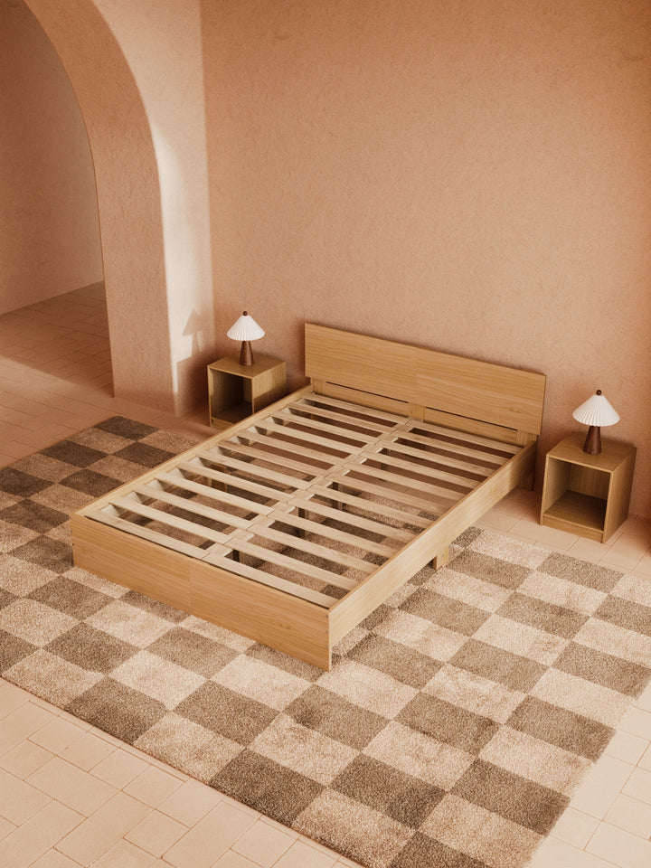 Cody Natural Timber Bed Frame