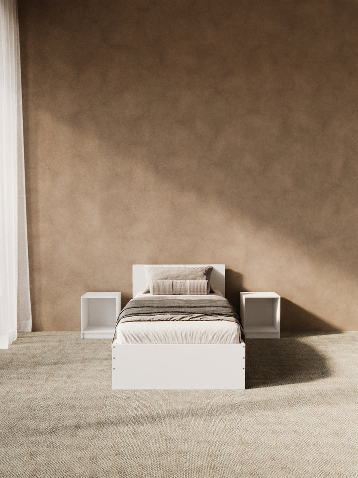 Cody White Timber Bed Frame