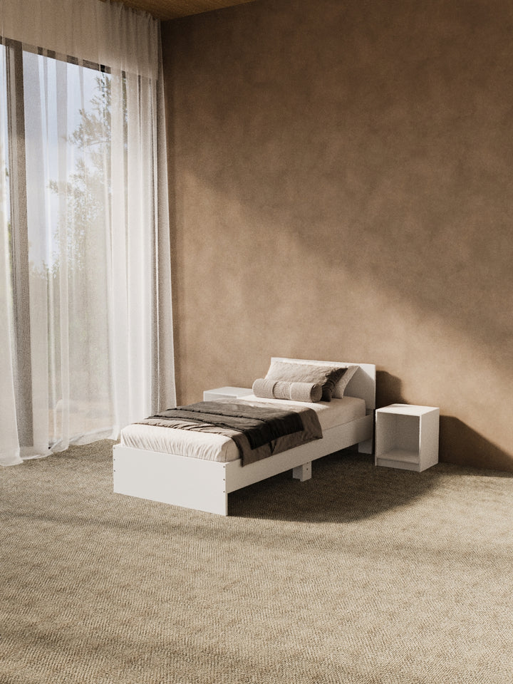 Cody White Timber Bed Frame