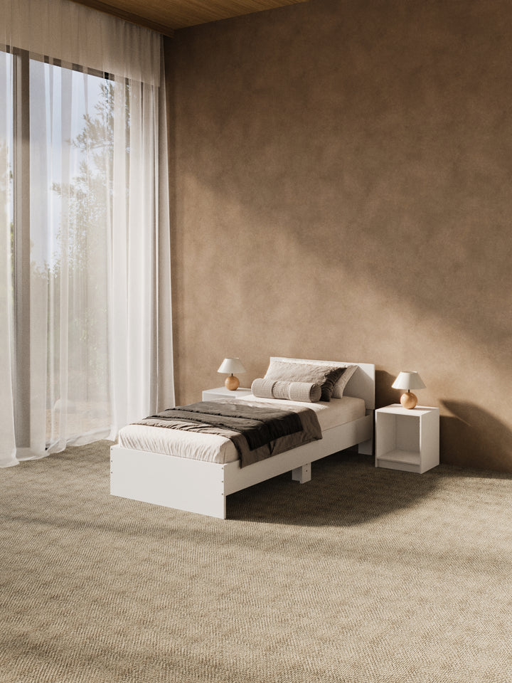 Cody White Timber Bed Frame