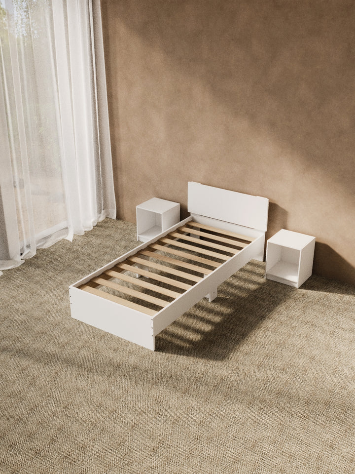 Cody White Timber Bed Frame