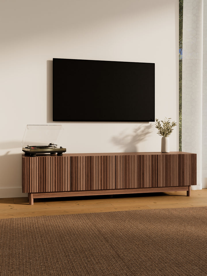 Fiano Premium Espresso Entertainment Unit 180cm
